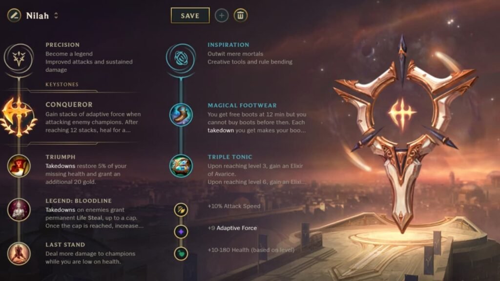 Nilah Runes
