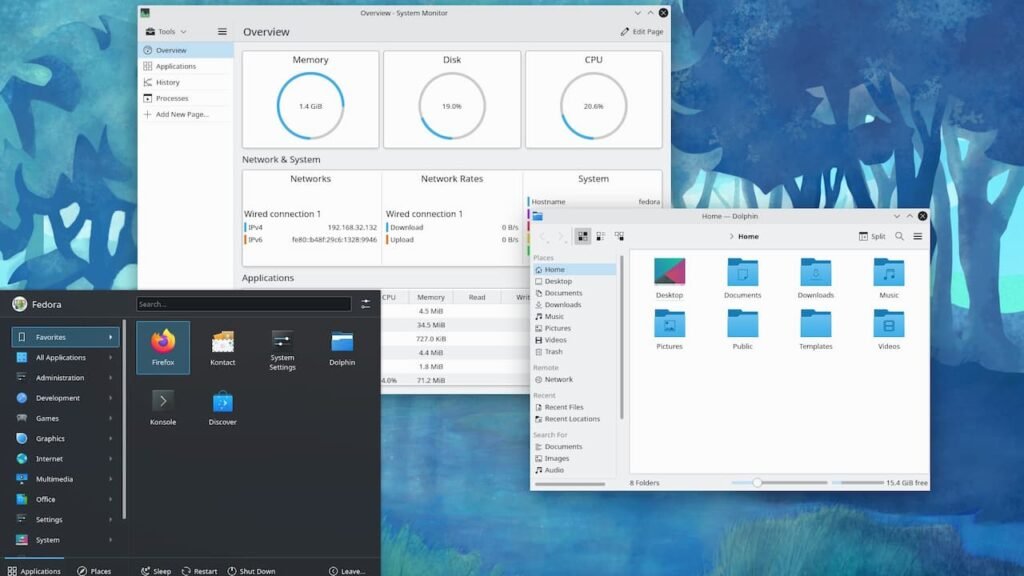 Fedora Linux KDE
