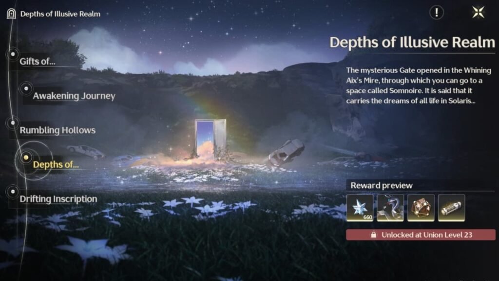 Depths of Illusive Realm Wuthering Waves