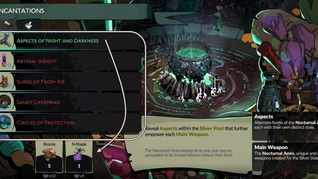 Hades 2 alchemy recipes