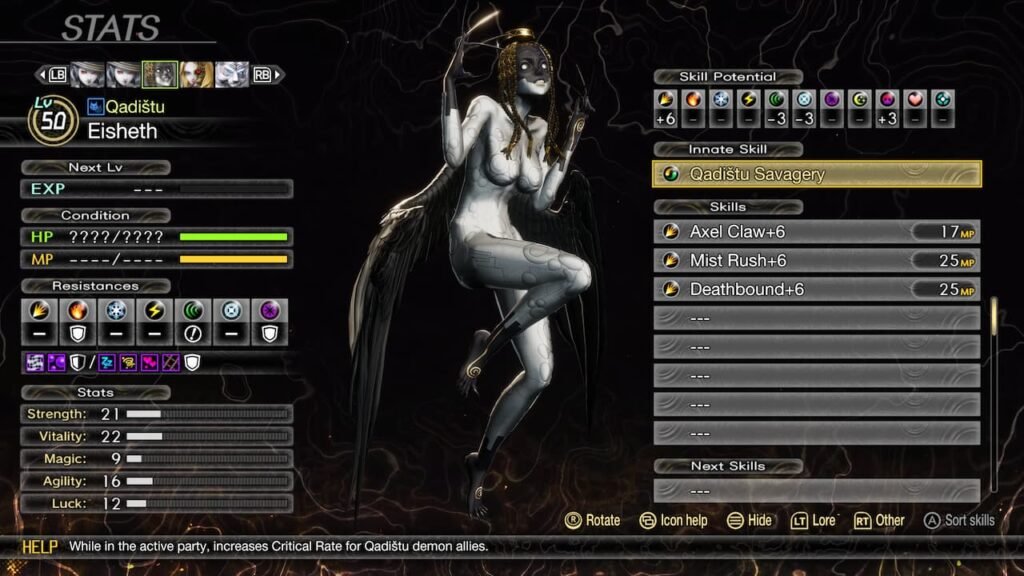 Eisheth Qadištu stats