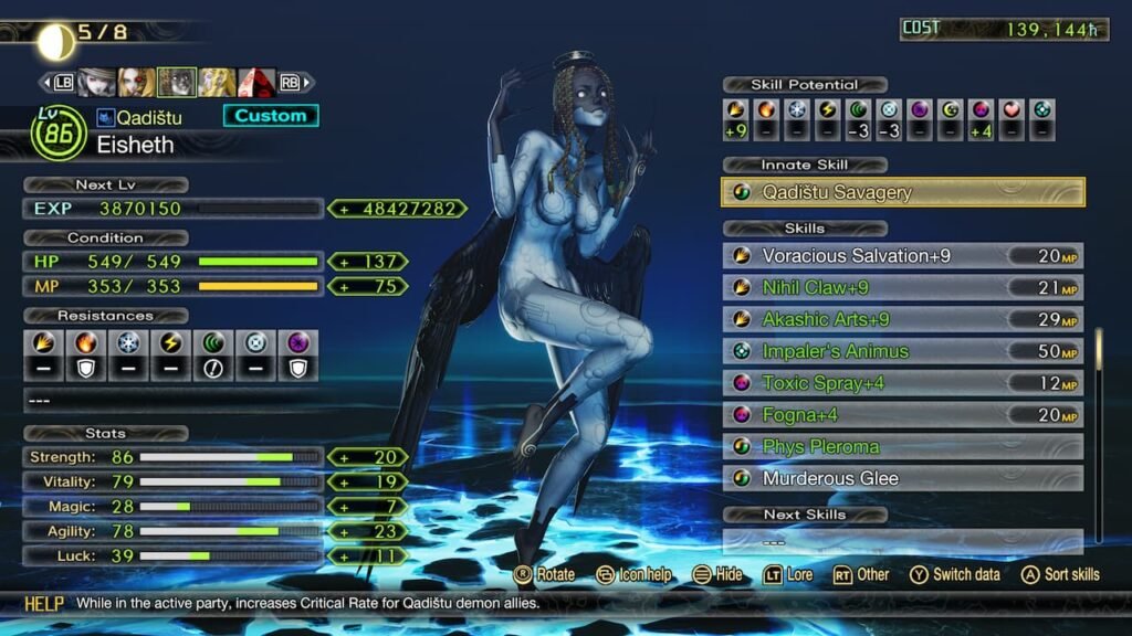 Eisheth fusion SMT 5 Vengeance