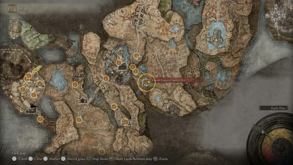 Ancient Meteoric Ore Greatsword map