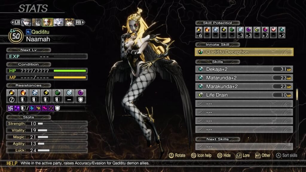 Na'amah Qadištu stats