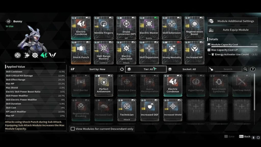 Descendant Modules