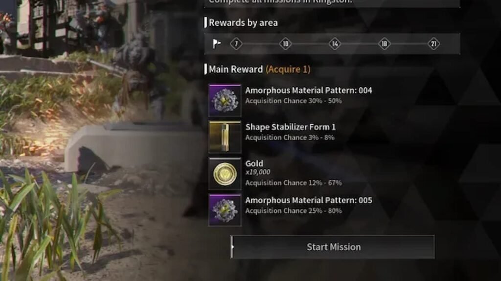 Special Operations quest rewards.