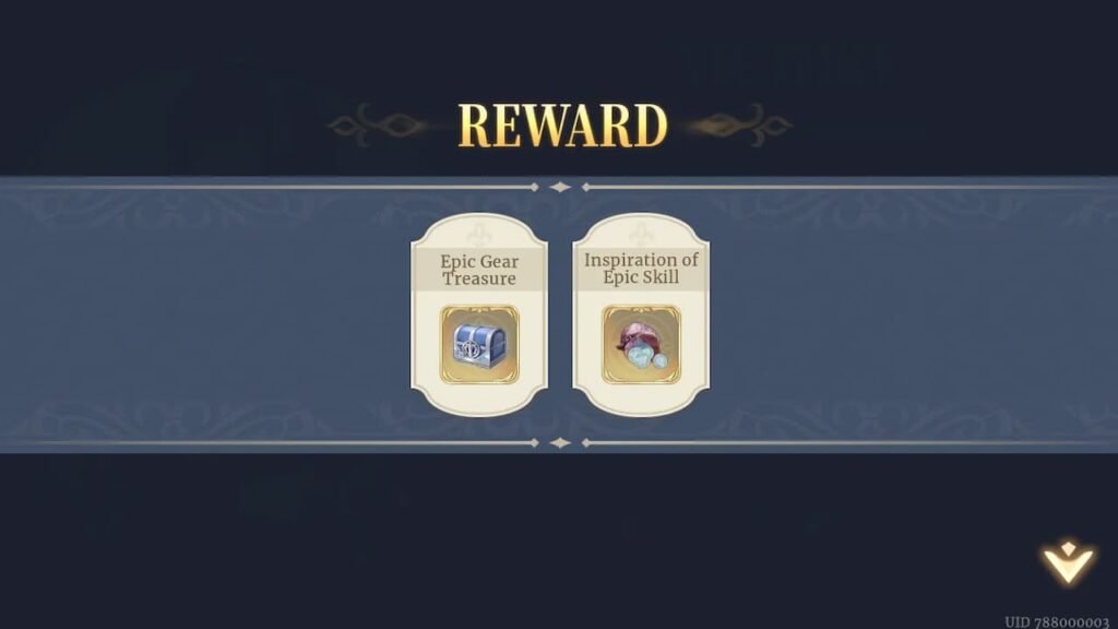 Daily Rewards Sword of Convallaria