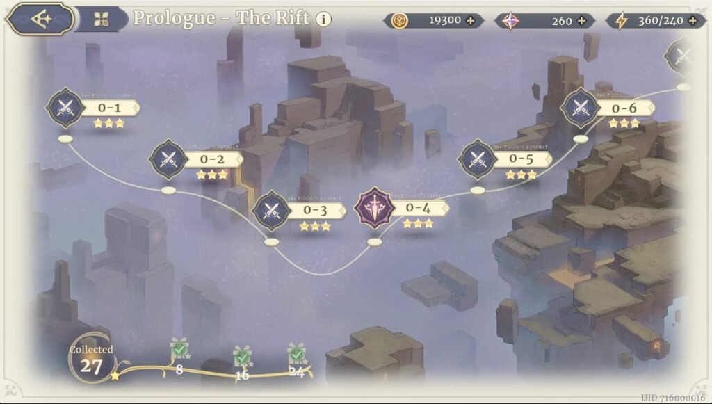 Main Missions Sword of Convallaria