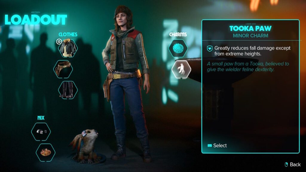 Star Wars Outlaws gear loadout