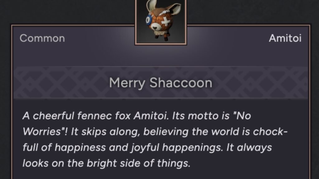 Merry Shaccoon Amitoi
