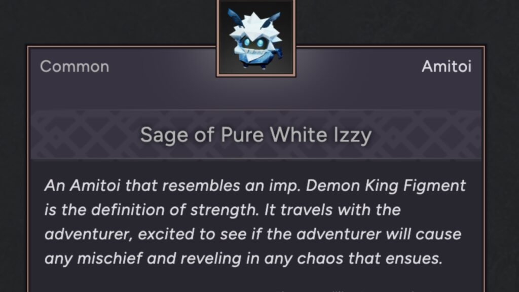 Sage of Pure White Izzy Amitoi