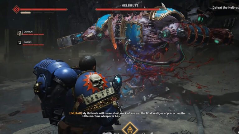 Warhammer 40K Space Marine 2 Hellbrute boss guide - Backdash