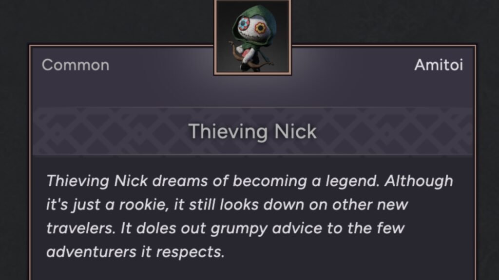 Thieving Nick Amitoi