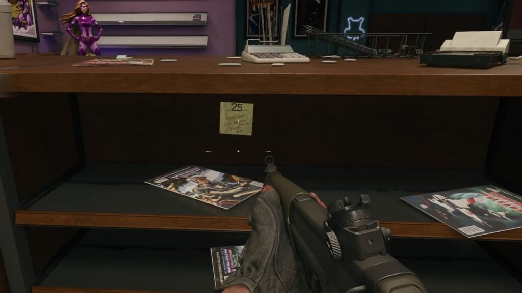 Olly's Comics bank vault code Black Ops 6