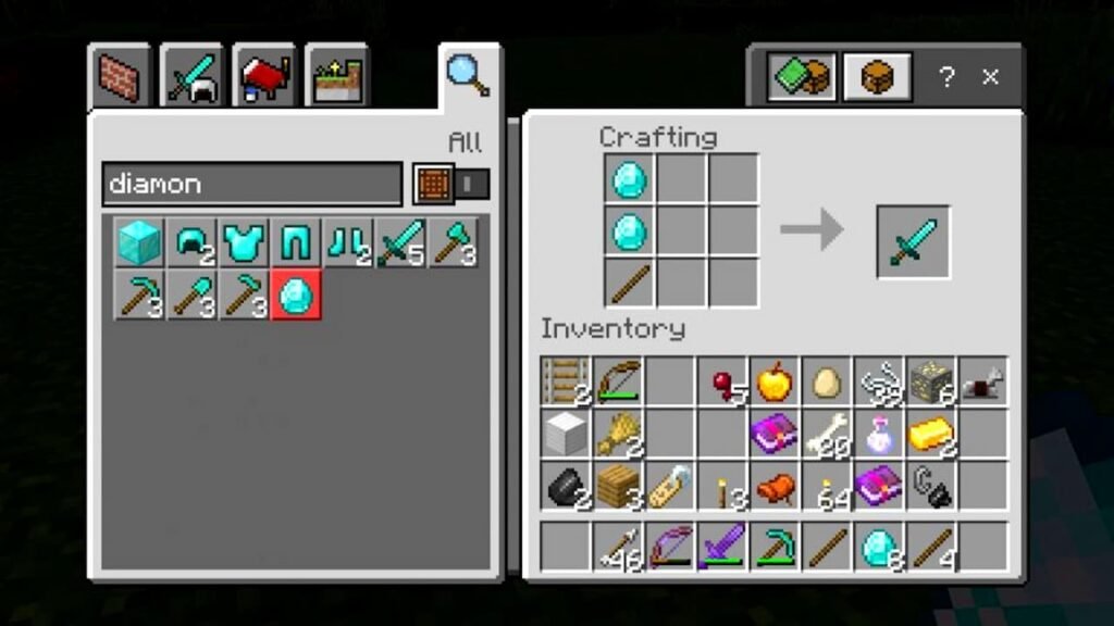 Diamond gear Minecraft