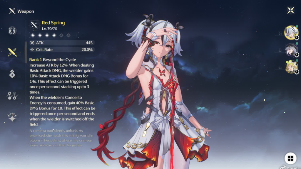 Weapon for Camellya in Wuthering Waves