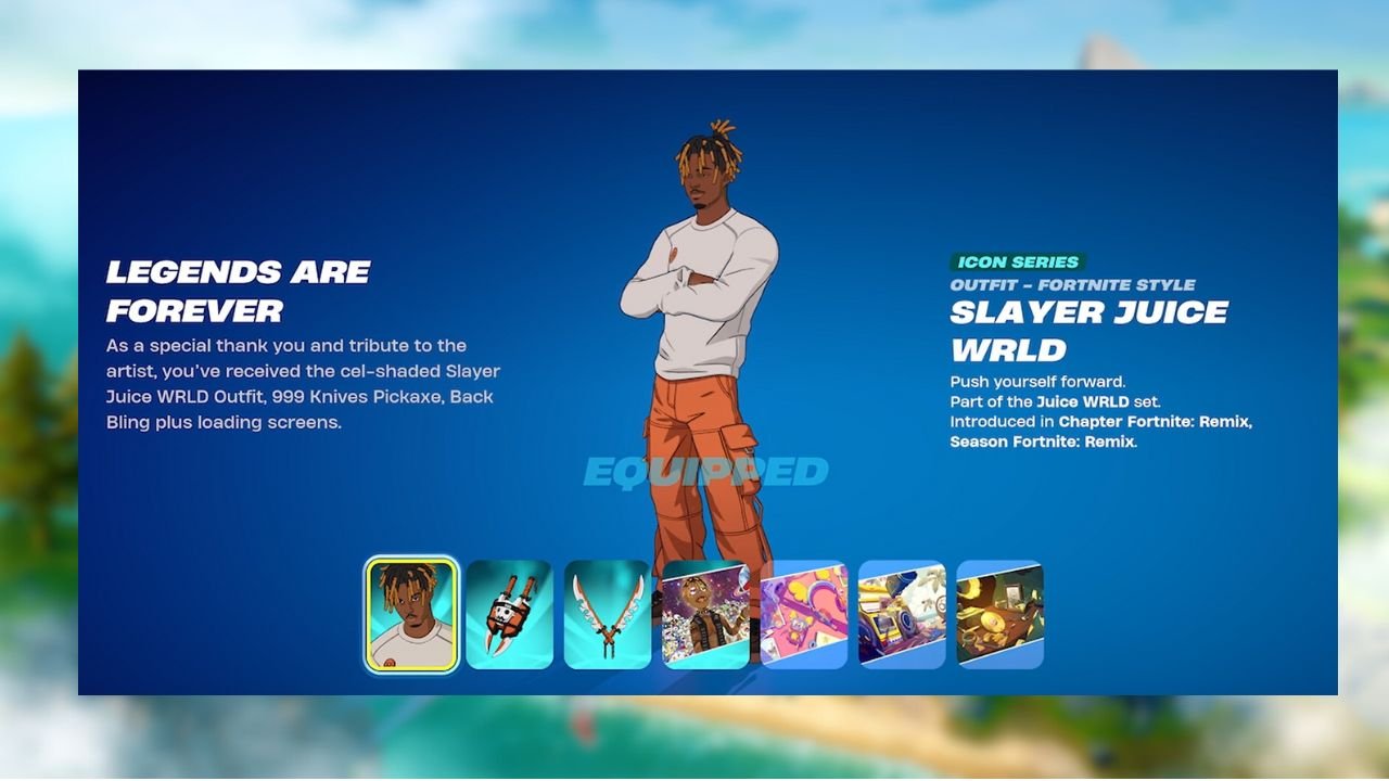 How to get free Juice WRLD skin in Fortnite - Backdash
