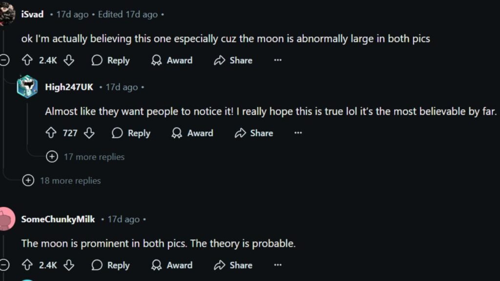 GTA fans discussing theory on subreddit