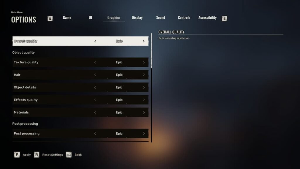 Stalker 2 settings