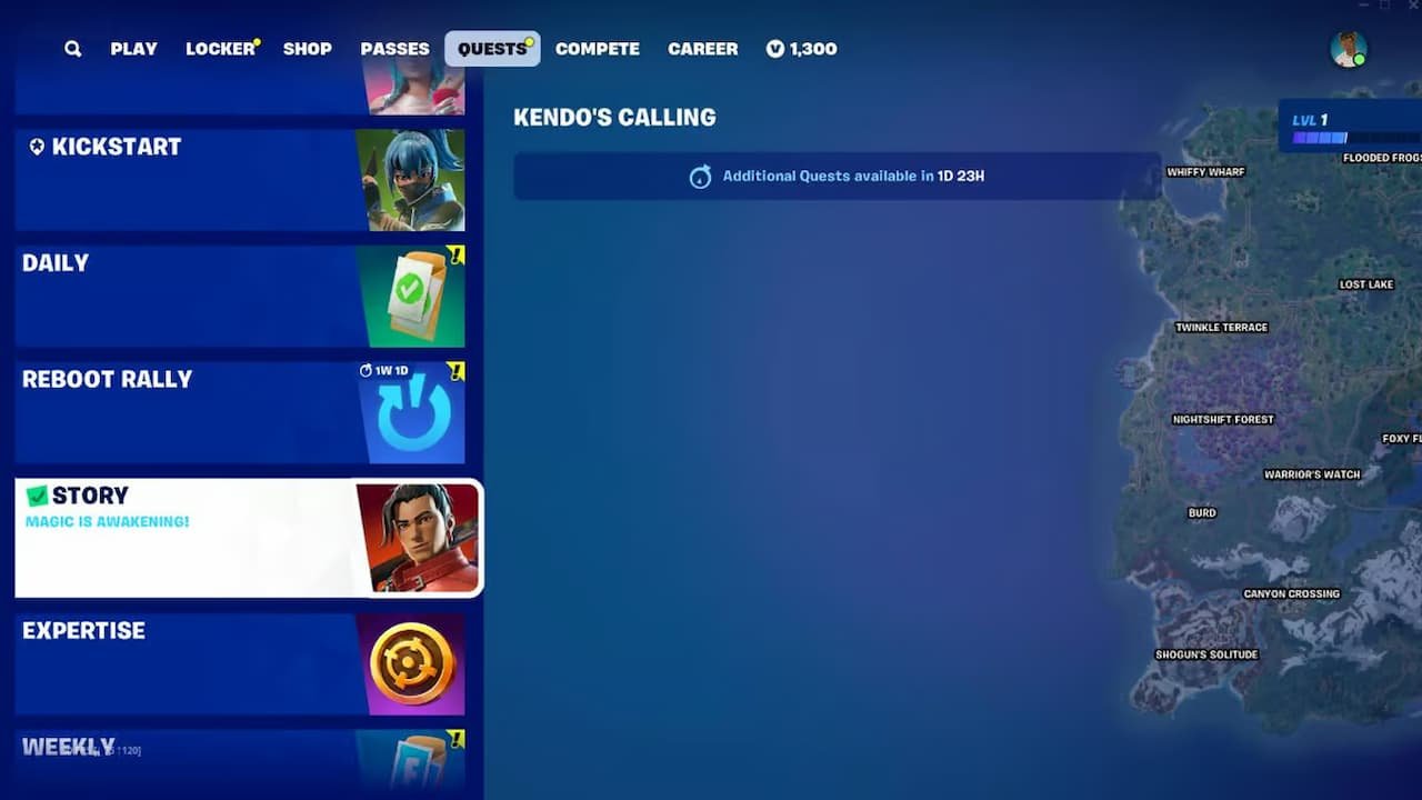 All Fortnite Chapter 6 Season 1 weekly quests and challenges - Backdash