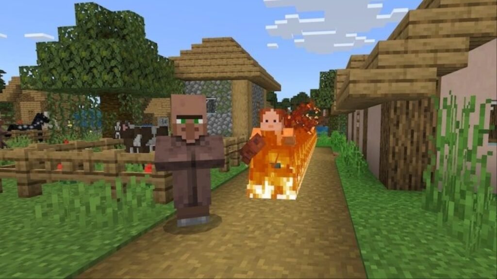 Steve's Lava Chicken effects