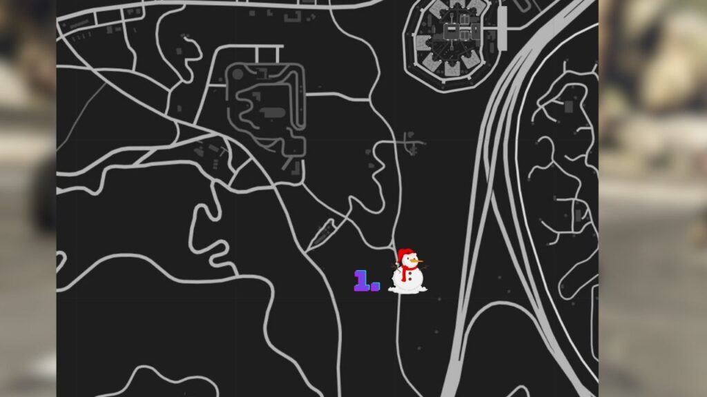 Snowman locations in GTA Online