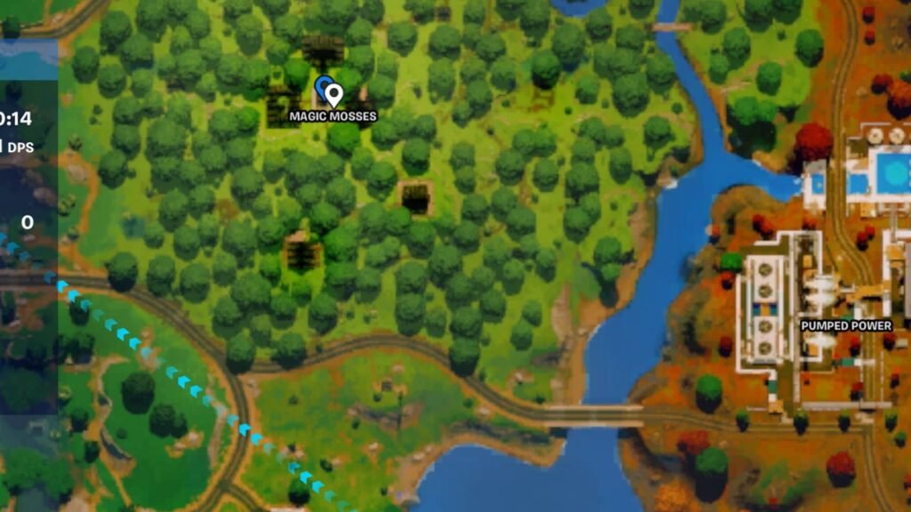 Loot cave in Fortnite's Magic Mossess