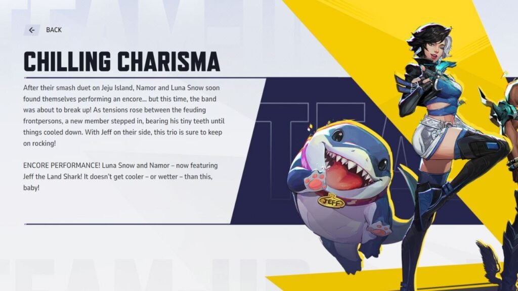 Chilling Charisma team-up ability in Marvel Rivals