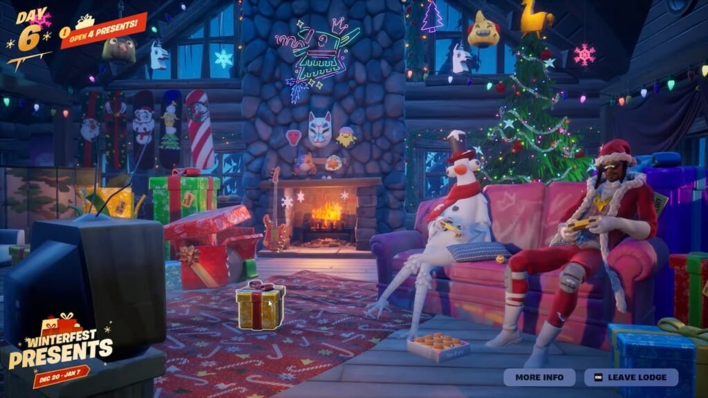 Winterfest Fortnite reward
