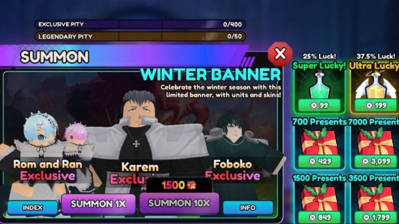 Foboko How to get and use Presents in Anime Vanguards - Backdash