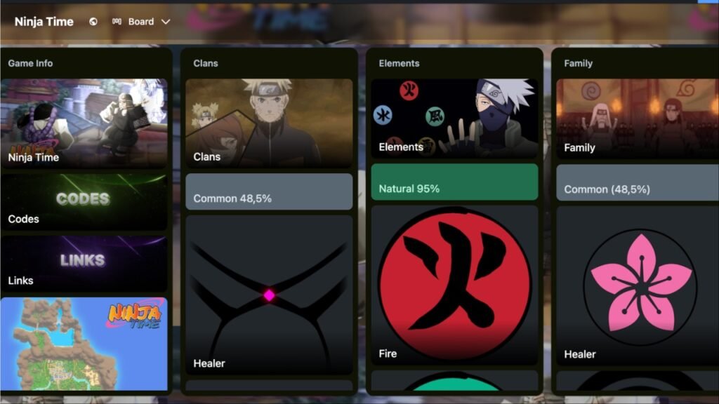 Ninja Time Trello Board