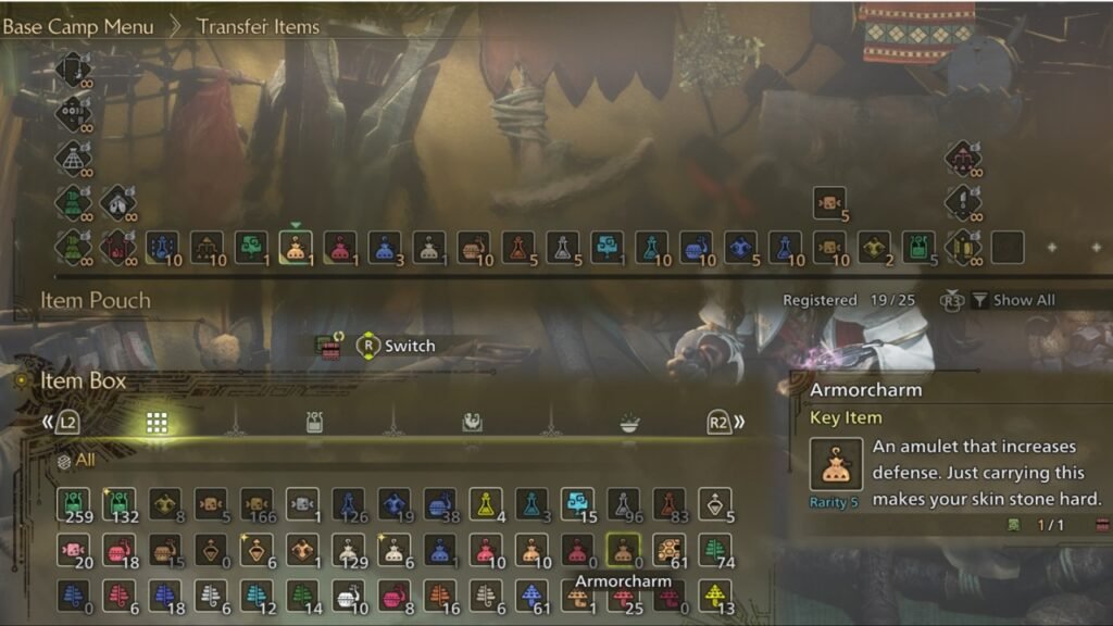 Get Armorcharm through side quests in Monster Hunter Wilds