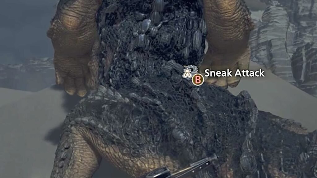 Sneak Attack in Monster Hunter Wilds
