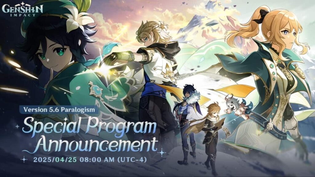 Genshin Impact 5.6 livestream timings and expected announcements