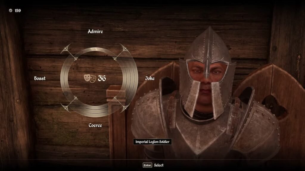 Disposition in Oblivion remastered