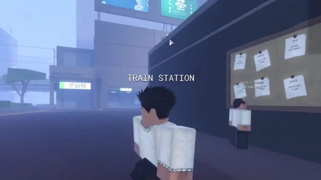 Train station in Roblox Sorcery