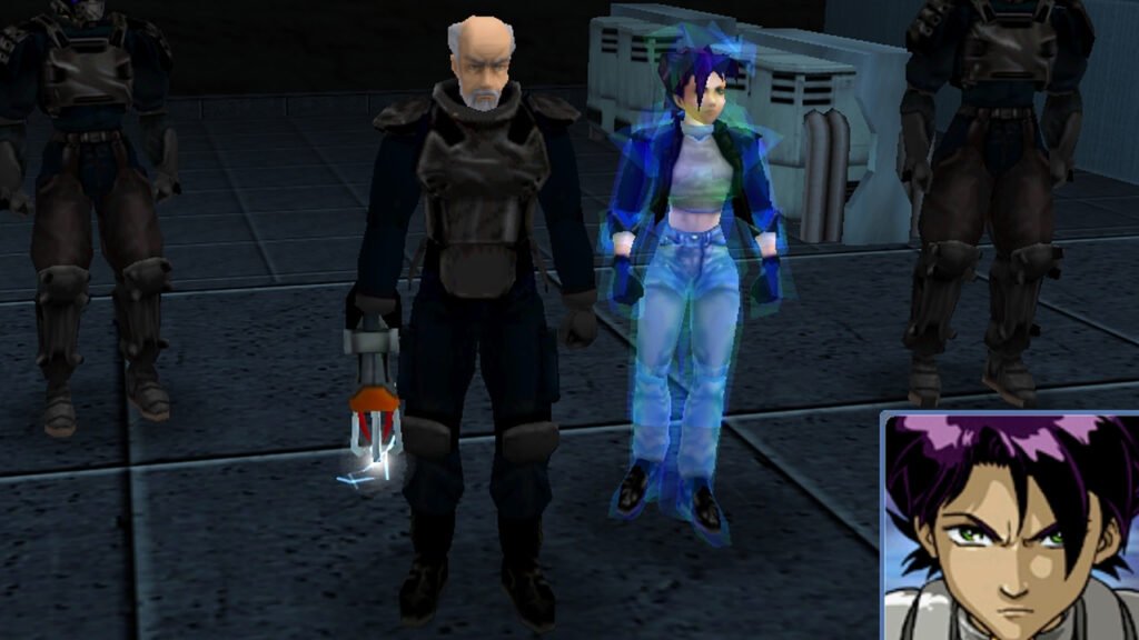 A screenshot from Oni