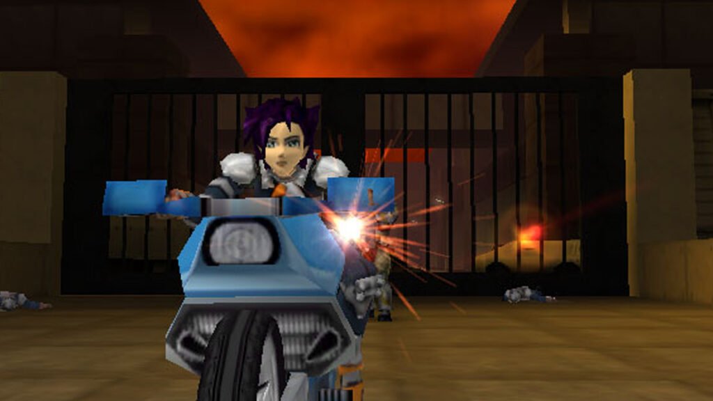 A screenshot from Oni
