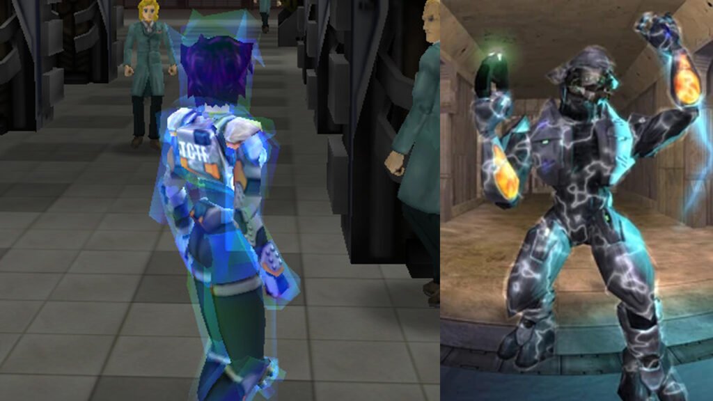 Screenshot of Oni and Halo shields