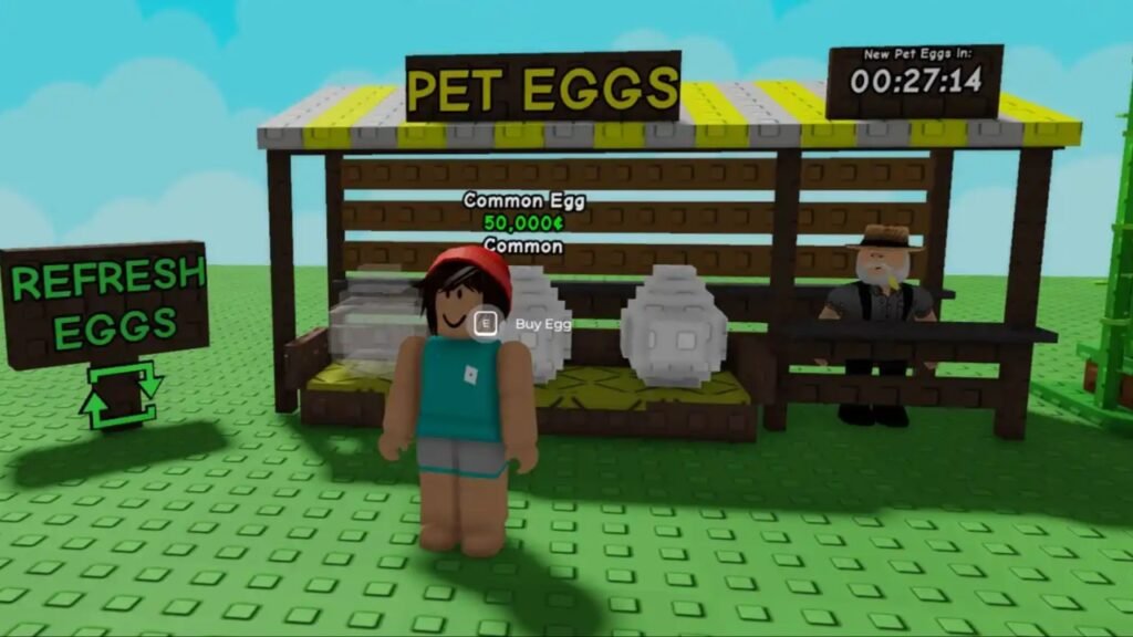Pet Eggs Shop in Grow A Garden