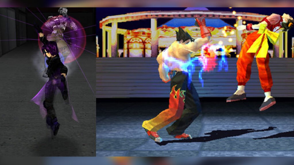 Screenshots of Tekken and Oni