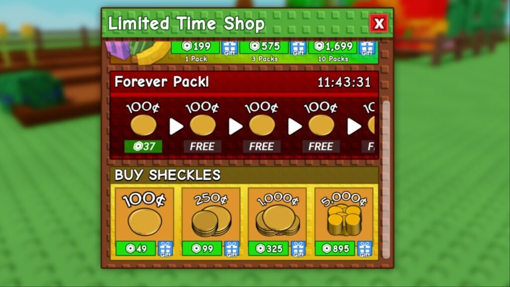Buying Super Seed Pack in Grow A Garden