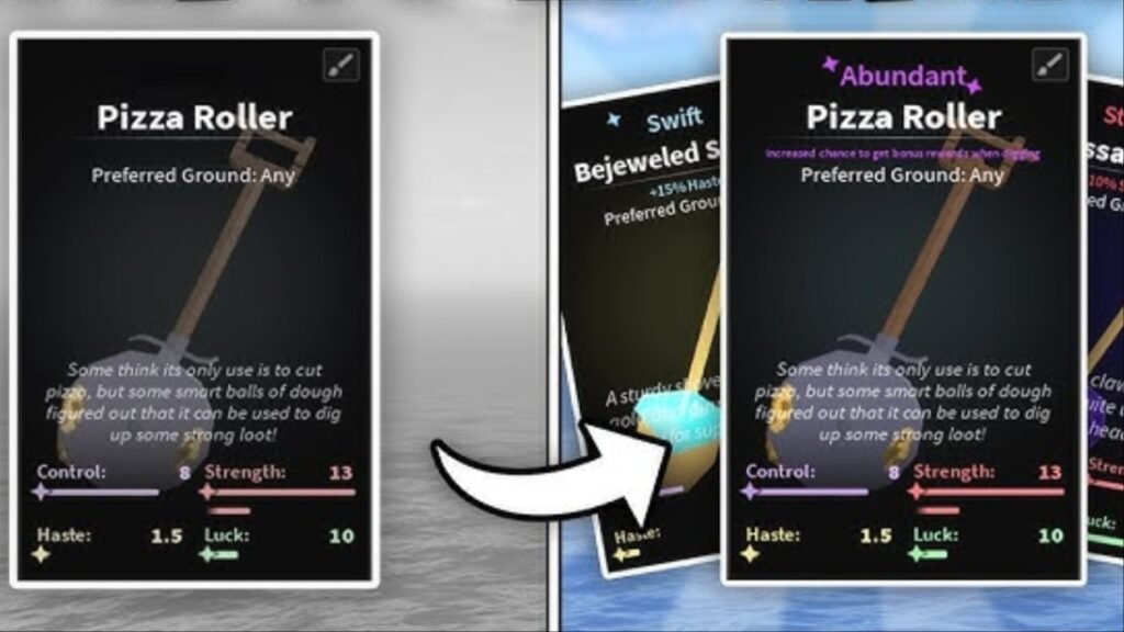 Enchantments in Roblox Dig