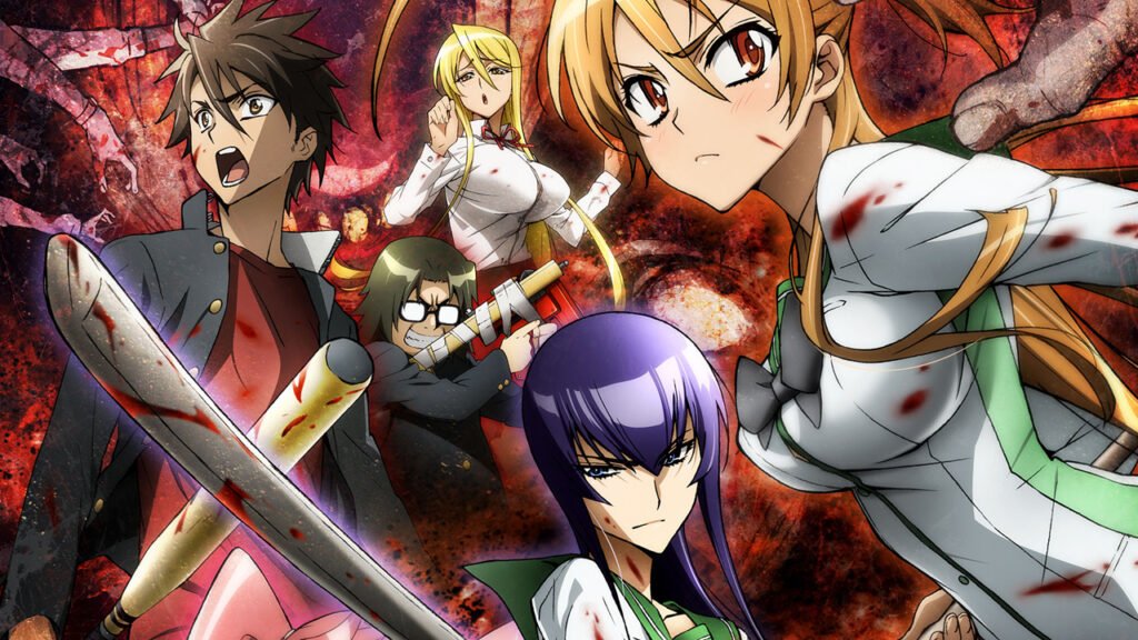 An image from Highschool of the dead