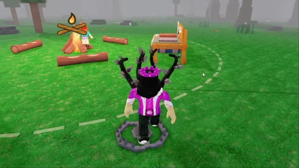 Kill yourslef with a Bear Trap in 99 Nights in the Forest