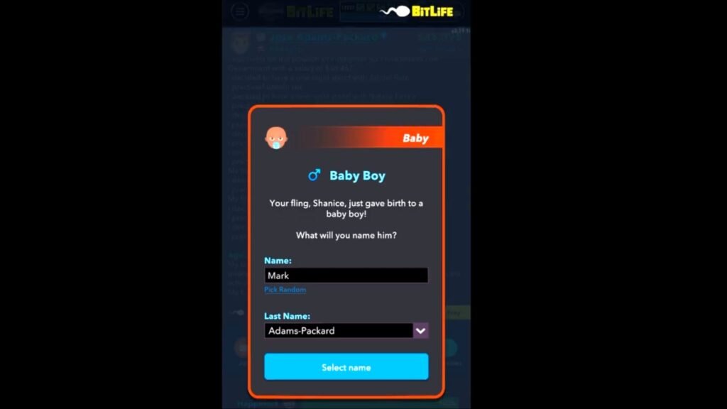 Making a Baby in BitLife