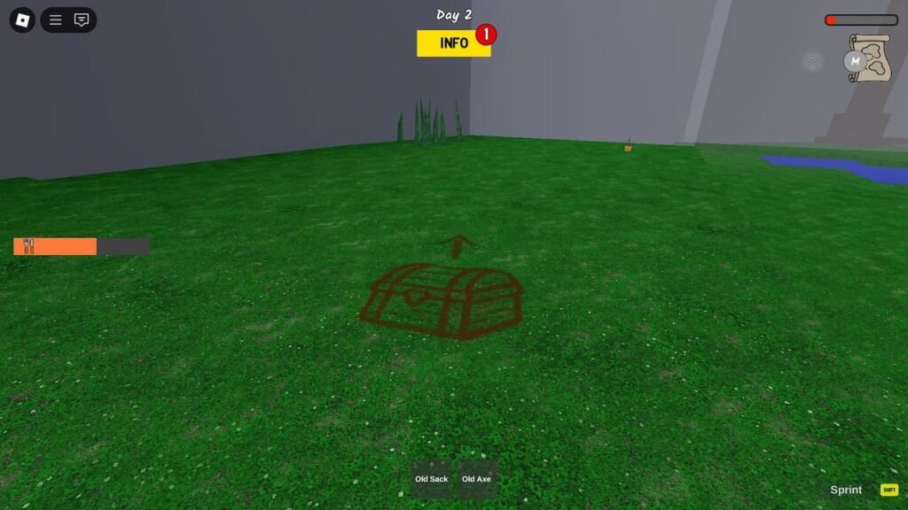 Hidden chest marker