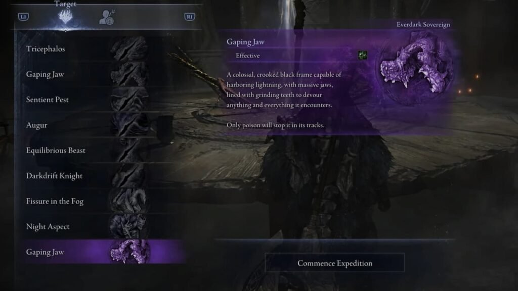 Gaping Jaw boss encounter