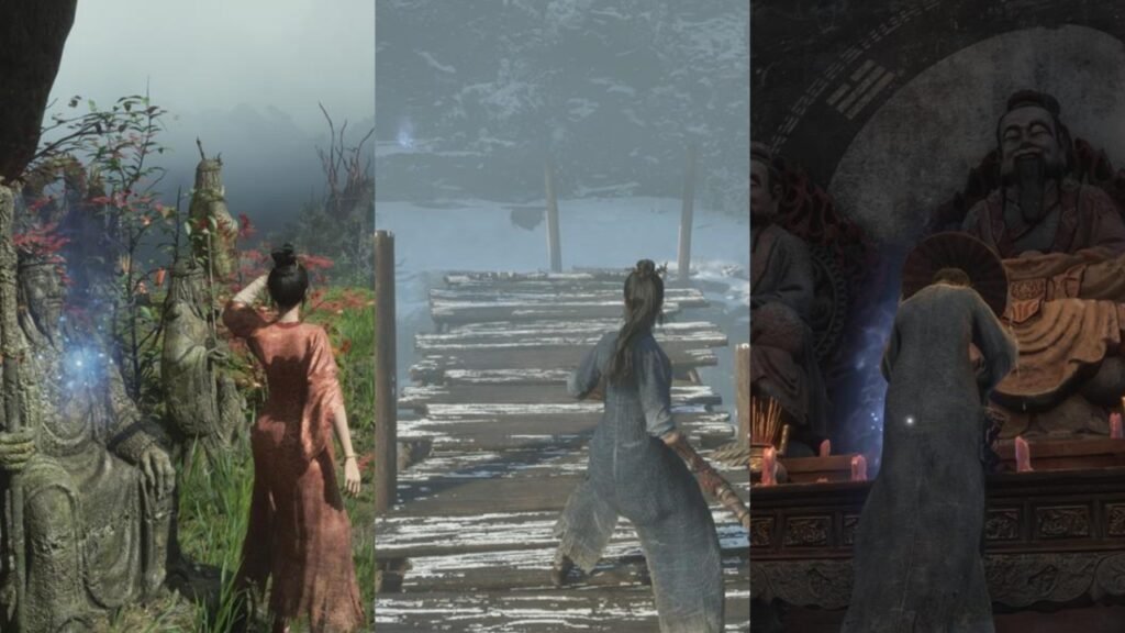 Faces of the Past locations and Emotes in WWuchang Fallen Feathers