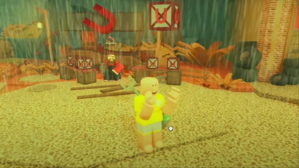 Getting Magnets in Roblox Dig